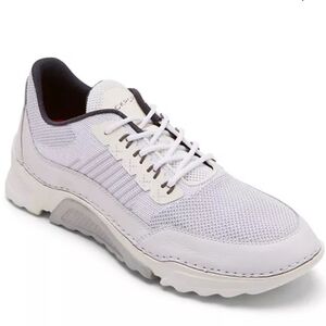 Rockport Waterproof Zerogrand Men Ubal Forefoot Flex White Sneaker Size 9.5